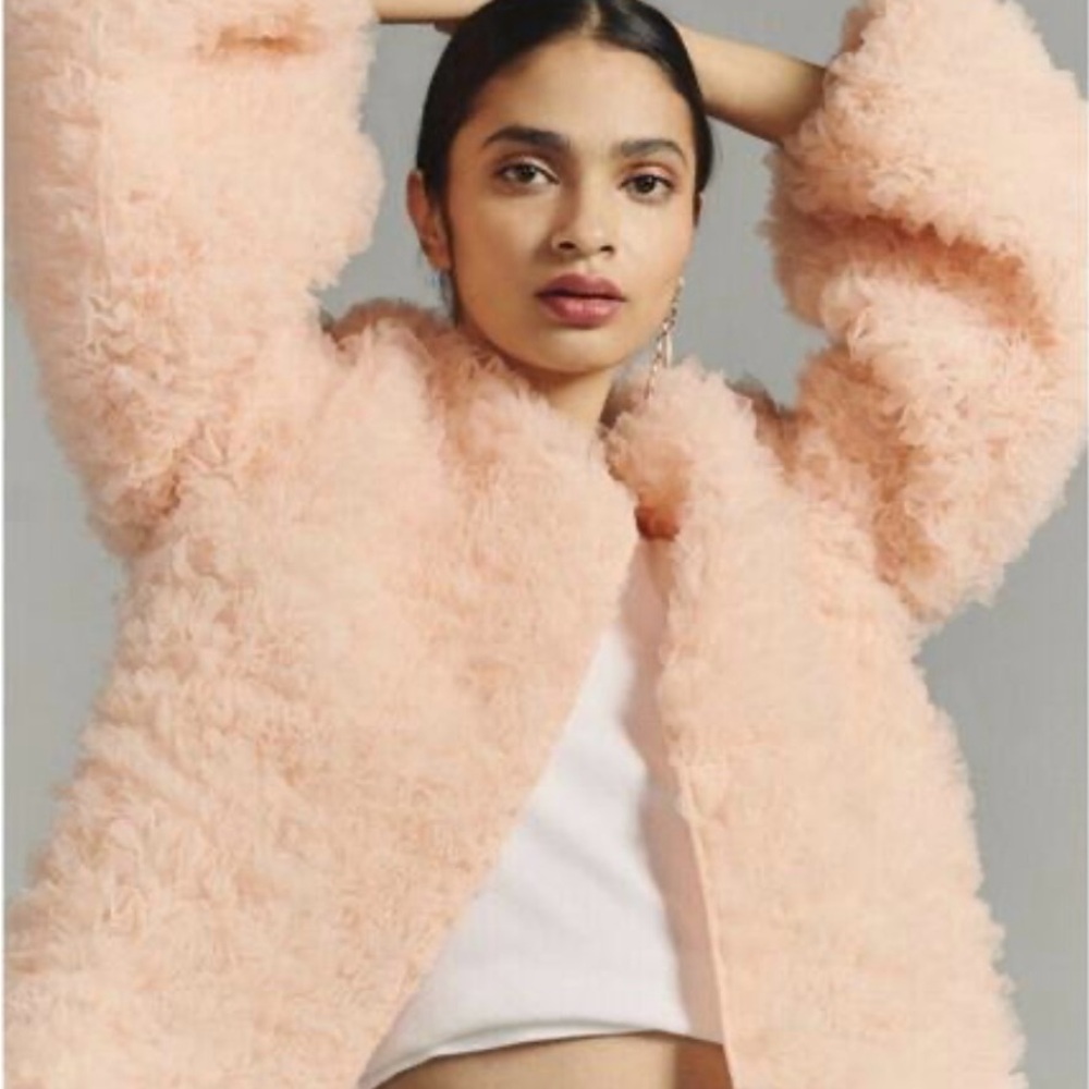 Mare Mare x Anthropologie Ruffle Rose Jacket